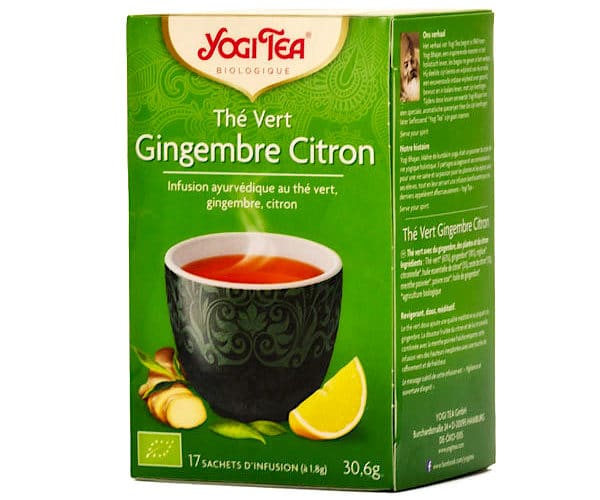 yogi tea the vert gingembre bien manger