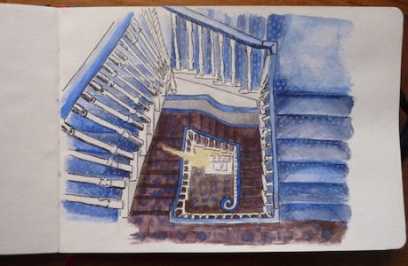 J'ai recommencé à dessiner pendant mon voyage et je me suis mise à l'aquarelle. J'ai recommencé à dessiner pendant mon voyage et je me suis mise à l'aquarelle.