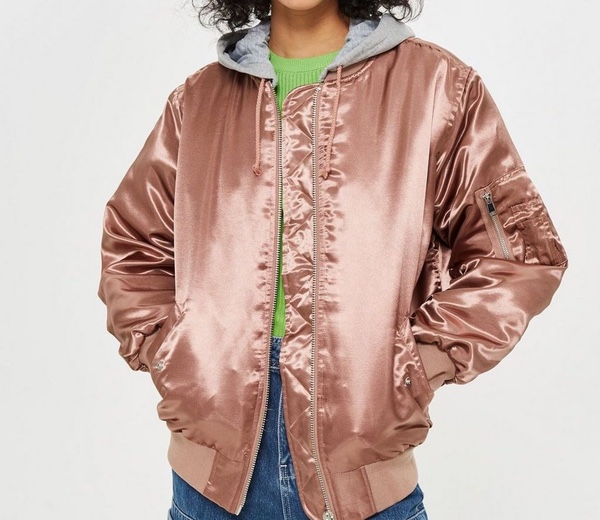 blouson rose