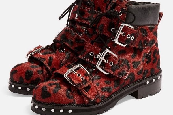 bottines rouges leopard bottines rouges leopard
