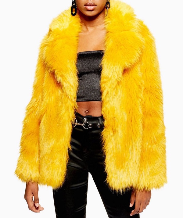 fourrure jaune fourrure jaune