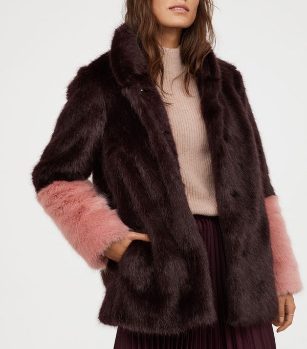 fourrure rose marron fourrure rose marron