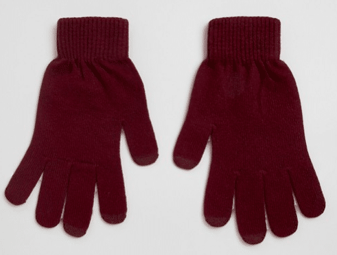 gants bordeaux