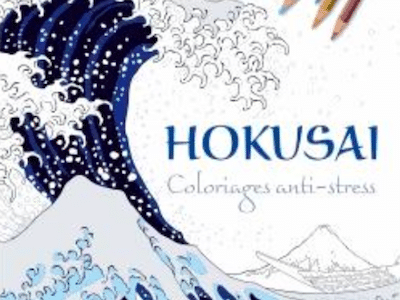 hokusai coloriage