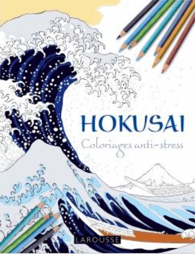 hokusai coloriage