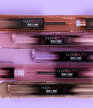 huda beauty matte and metal shadow