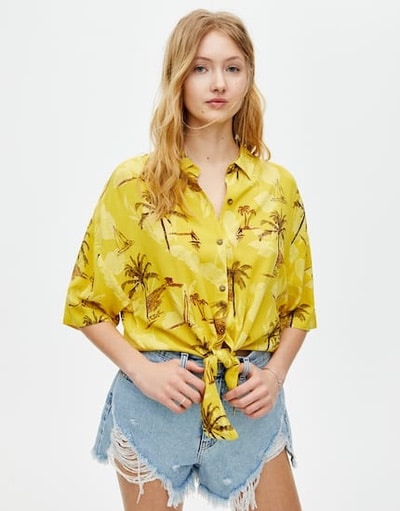chemise tropical