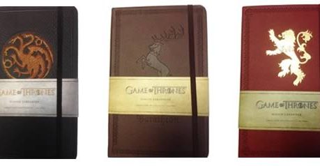 Un carnet Targaryen, Baratheon ou Lannister, 19,90€