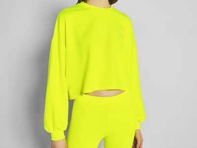 sweat jaune fluo sweat jaune fluo