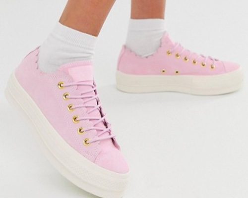 converses roses à porter avec une robe converses roses à porter avec une robe