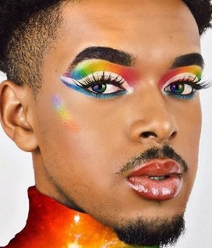 maquillage rainbow pride