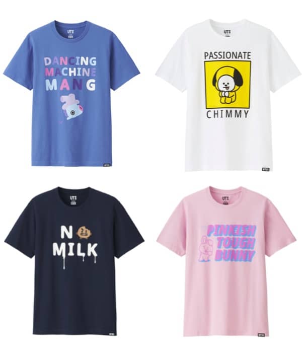 bt21 Uniqlo bts