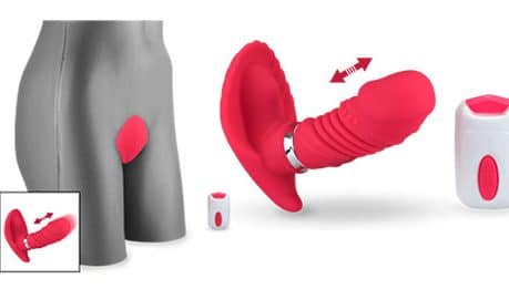 Culotte vibrante avec gode va-et-vient, 79,90€ Culotte vibrante avec gode va-et-vient, 79,90€