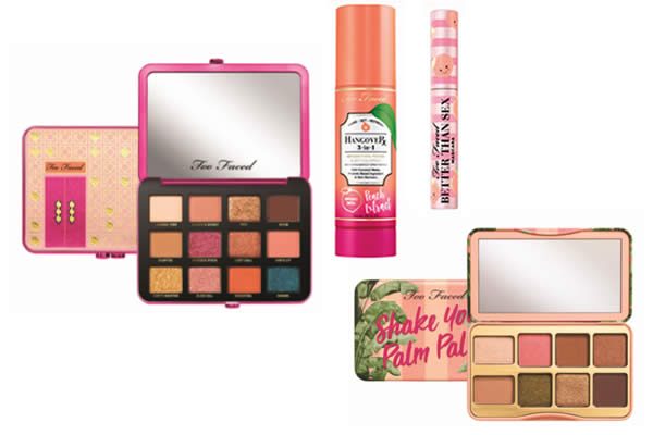 collection peaches and cream too faced