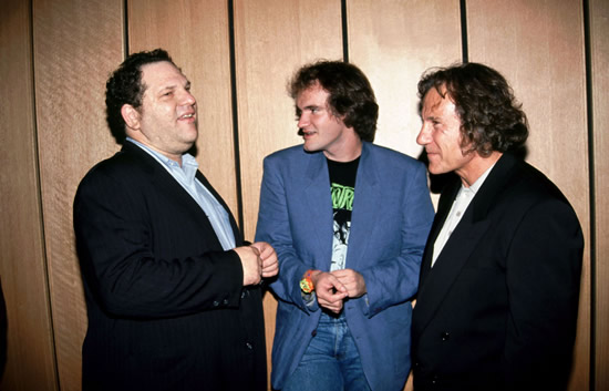 Harvey Weinstein, Quentin Tarantino et Harvey Keitel