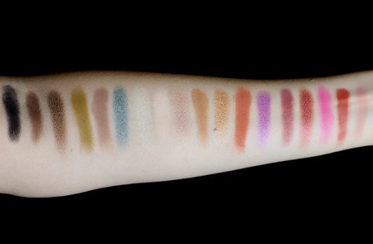 swatchs grande palette Sananas Sephora