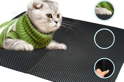 Tapis pour litière, de 5,72€ à 11,08€ (au lieu de 8,54€ à 16,53€)