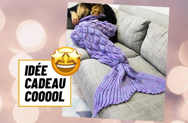 idée cadeau plaid sirène