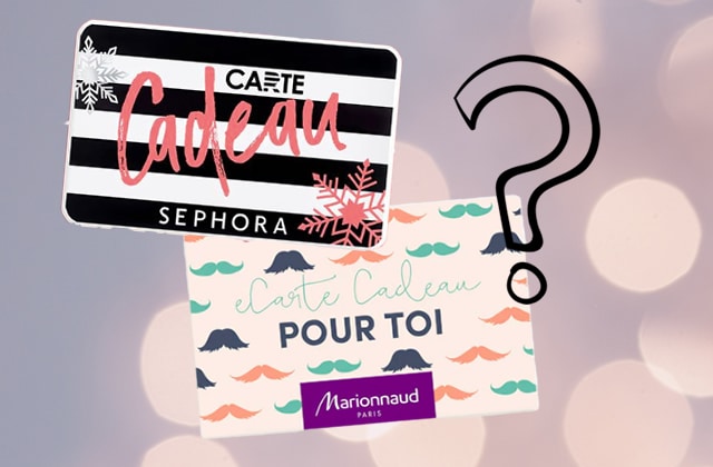 Que s'acheter avec une carte cadeau Sephora ou Marionnaud