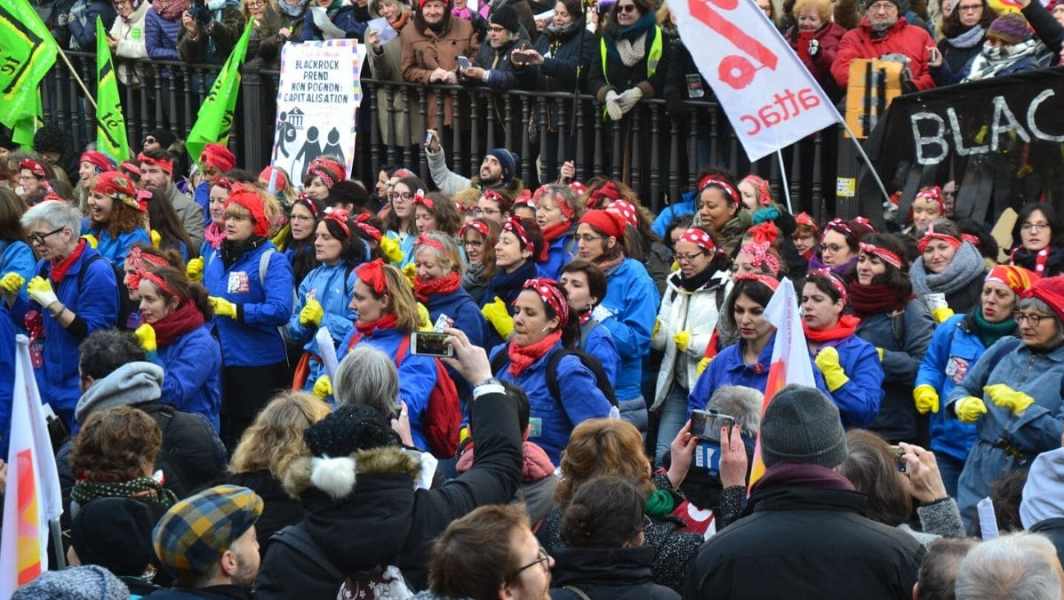 "Jeanne Menjoulet / Flickr
Manifestation du 24 janvier 2020 contre le projet de réforme des retraites"