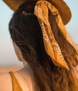 foulard cheveux tendances