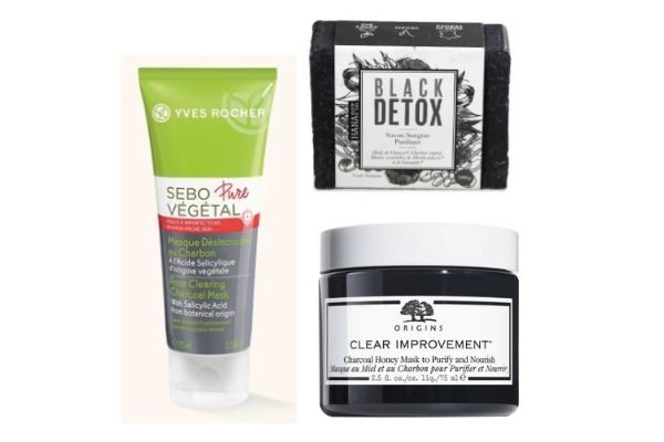 produits de beauté charbon