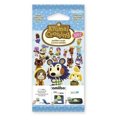 Lot de 3 cartes Amiibo Animal Crossing (série 3) — 11,42€