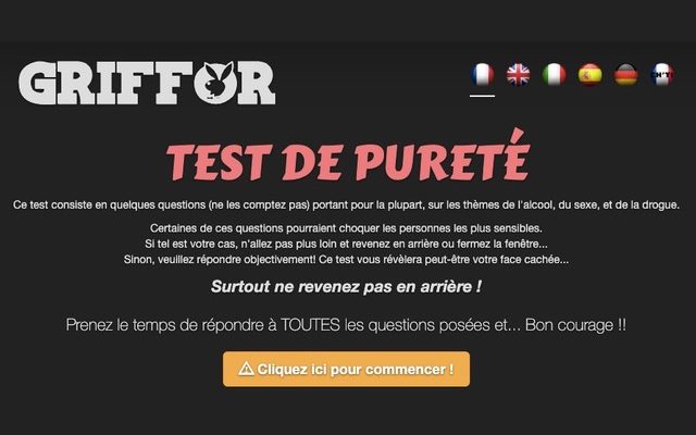 test-de-purete-griffor-interview test-de-purete-griffor-interview