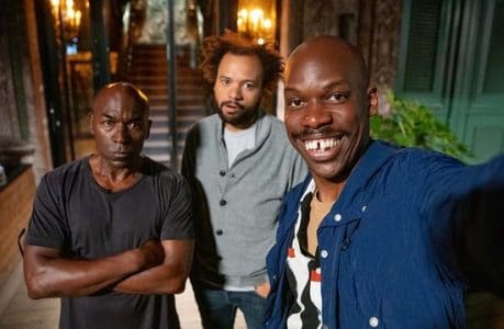 Lucien Jean-Baptiste, Fabrice Éboué et Jean-Pascal Zadi : une des scènes les plus drôles du film Lucien Jean-Baptiste, Fabrice Éboué et Jean-Pascal Zadi : une des scènes les plus drôles du film