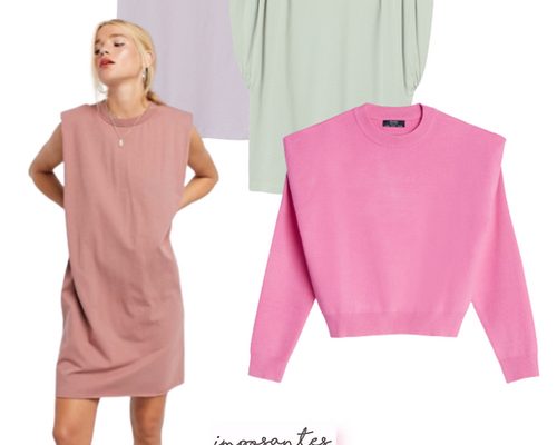 top epaulettes pastel tendance top epaulettes pastel tendance