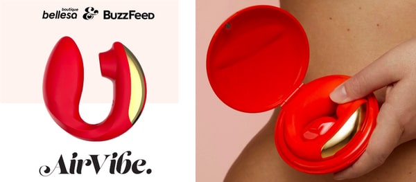 AirVibe par BuzzFeed et Bellesa (livraison possible à l'international)