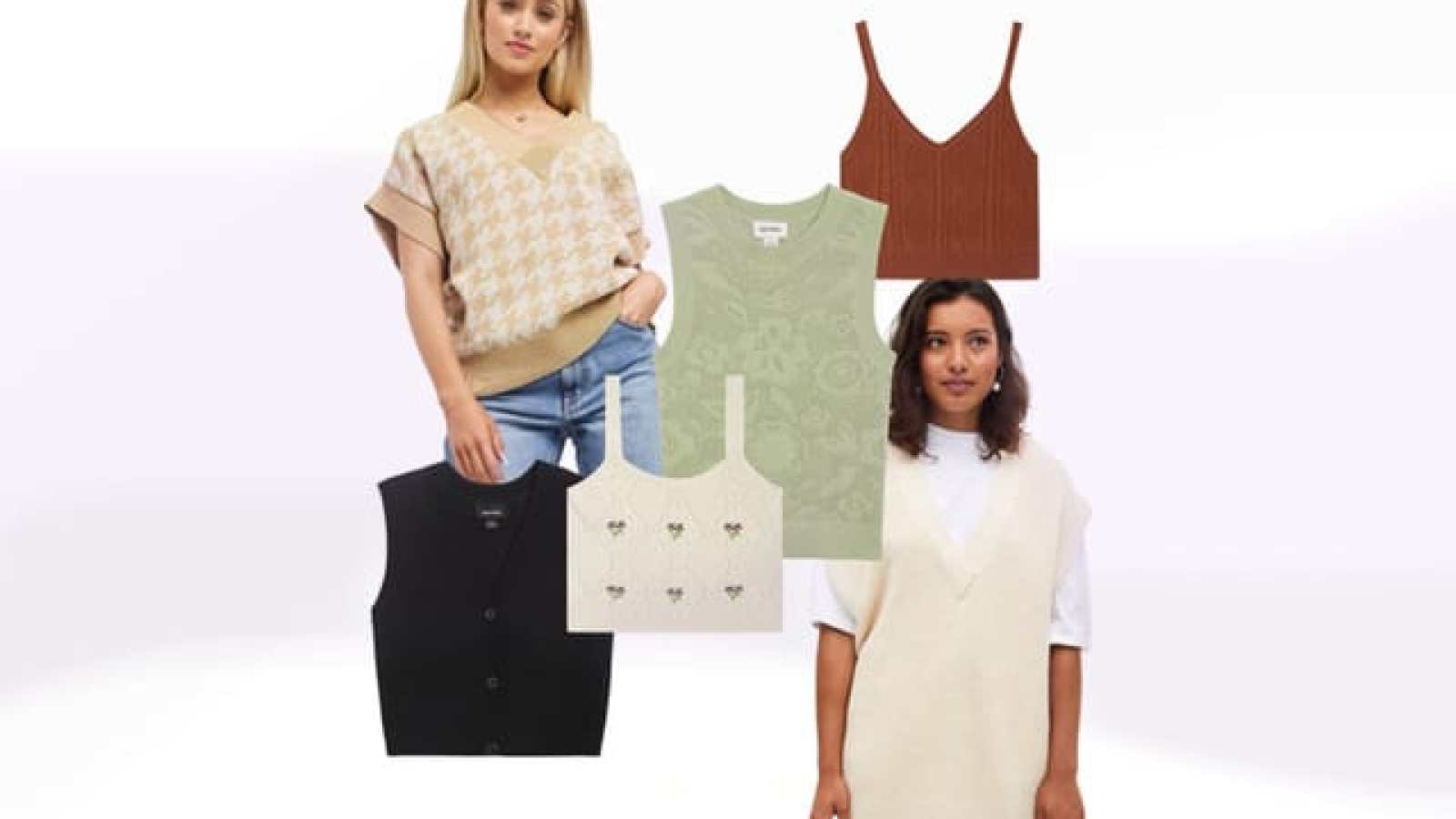 Tendance du pull sans manches femme : la mode est au preppy