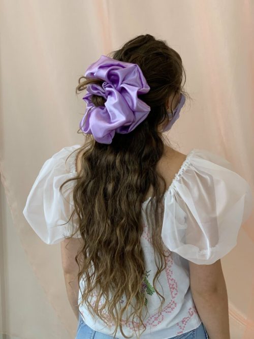 scrunchie seul lilas