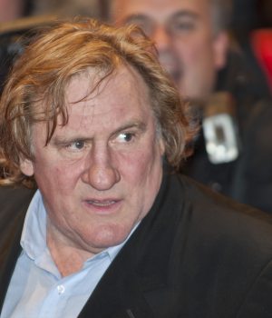 French actor Grard Depardieu at the premiere of 