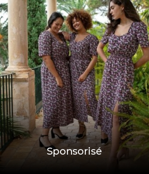 Trois filles de morphologies différentes habillées dans la même tenue Kiabi