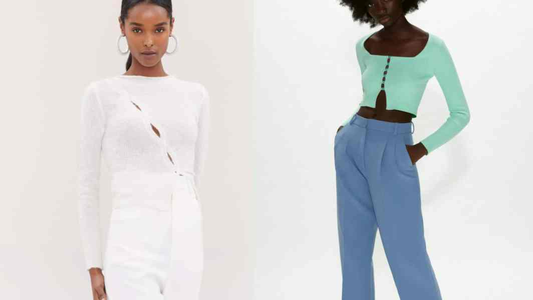 Pully tops selon Jacquemus et Zara