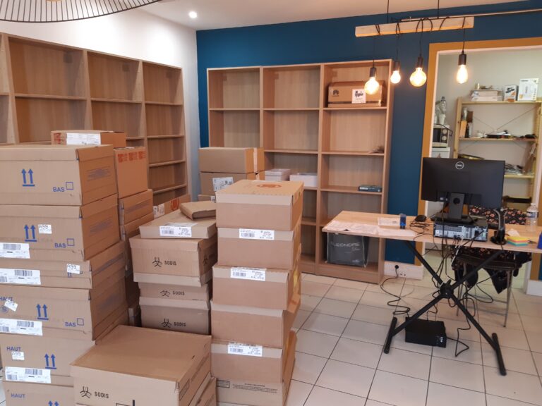 La librairie Un Livre à Soi, quelques jours avant l'ouverture La librairie Un Livre à Soi, quelques jours avant l'ouverture