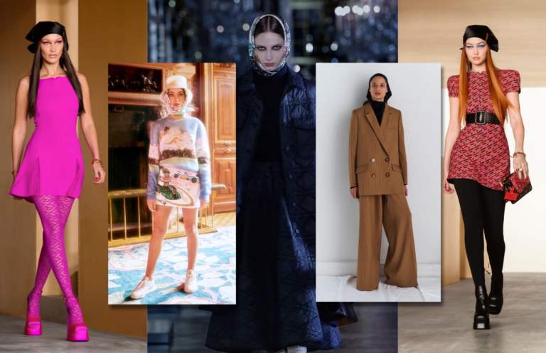 Fichus sur la tête présentés dans les collections automne-hiver 2021-2022 de Versace, Casablanca, Christian Dior, et Maison Rabih Kayrouz Fichus sur la tête présentés dans les collections automne-hiver 2021-2022 de Versace, Casablanca, Christian Dior, et Maison Rabih Kayrouz