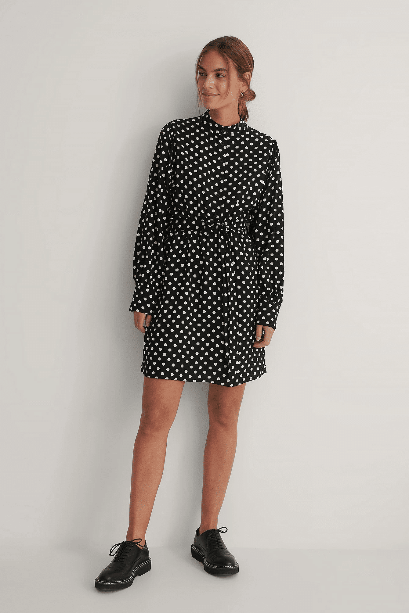 Robe mini à pois, NA-KD, 44,95€.