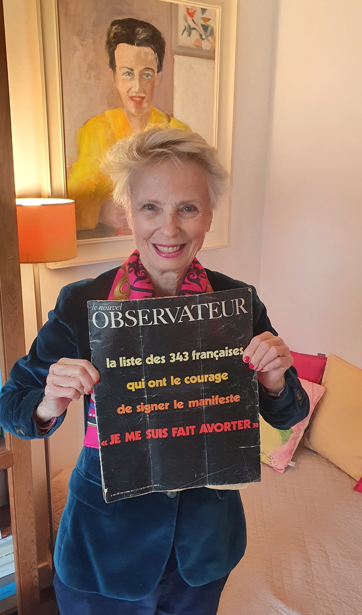 Claudine Monteil tient le manifeste des 343