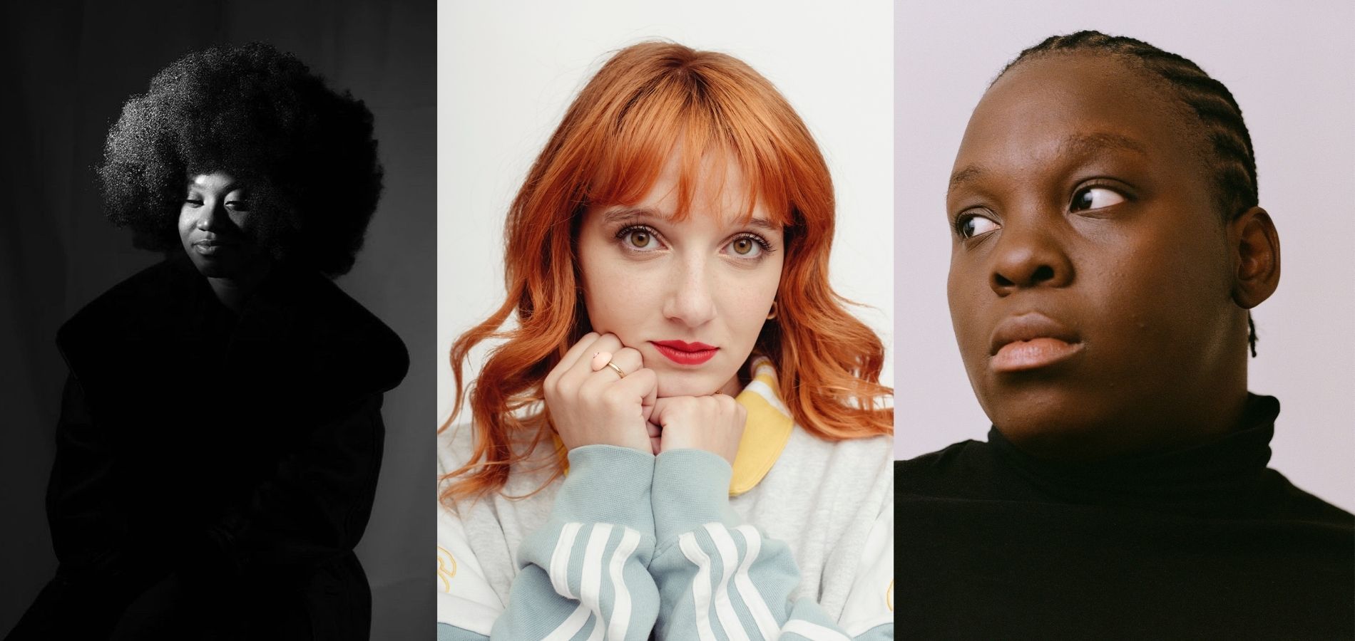 Néhémie Lemal, Charlotte Abramow et Déborah Lukumuena pour le panel talks dr martens avec la chanteuse Anaiis