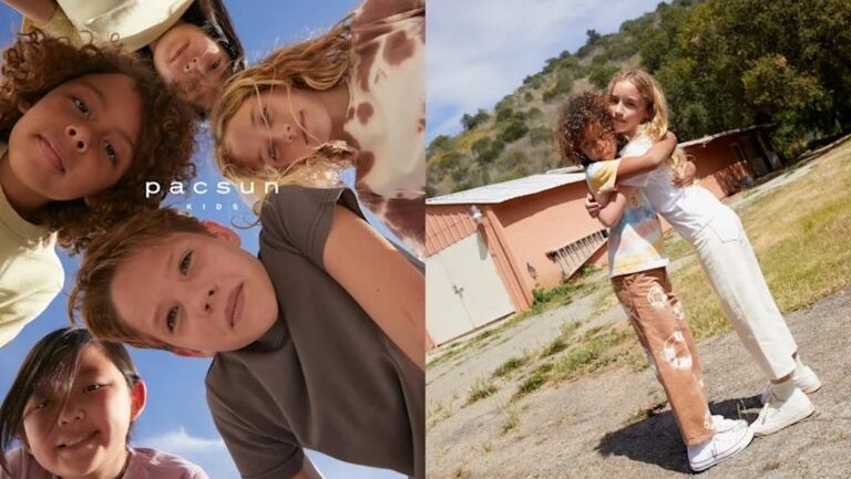 Les vêtements pour enfants non-genrés de la marque californienne PacSun