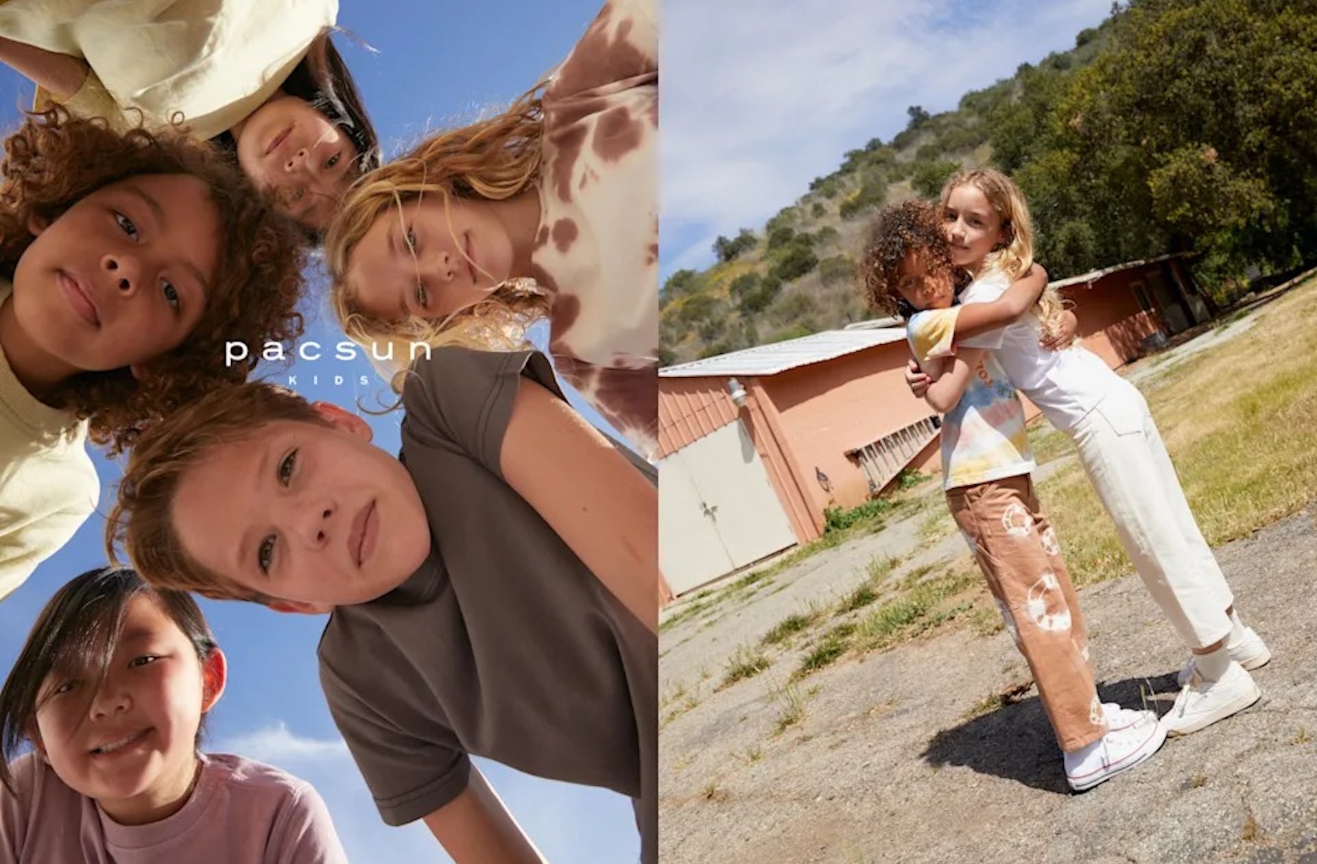 Les vêtements pour enfants non-genrés de la marque californienne PacSun
