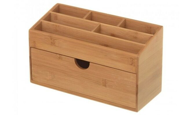 Organisateur de maquillage en bambou avec tiroir, 23€ sur La Redoute Organisateur de maquillage en bambou avec tiroir, 23€ sur La Redoute