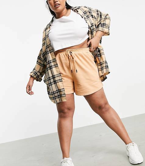 Short molletonné en coton, ASOS DESIGN Curve, 17,99€.