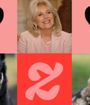 Jill Biden présente le doggy bag de luxe, à l’effigie de ses chiens Major & Champ