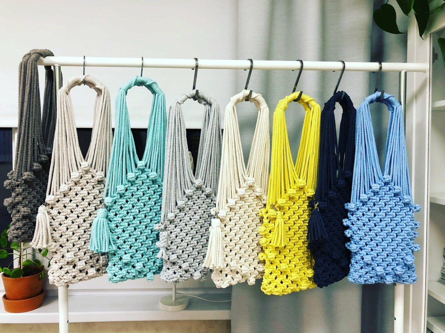 Sac en coton macramé, Macramelissa, 24,82€. Sac en coton macramé, Macramelissa, 24,82€.