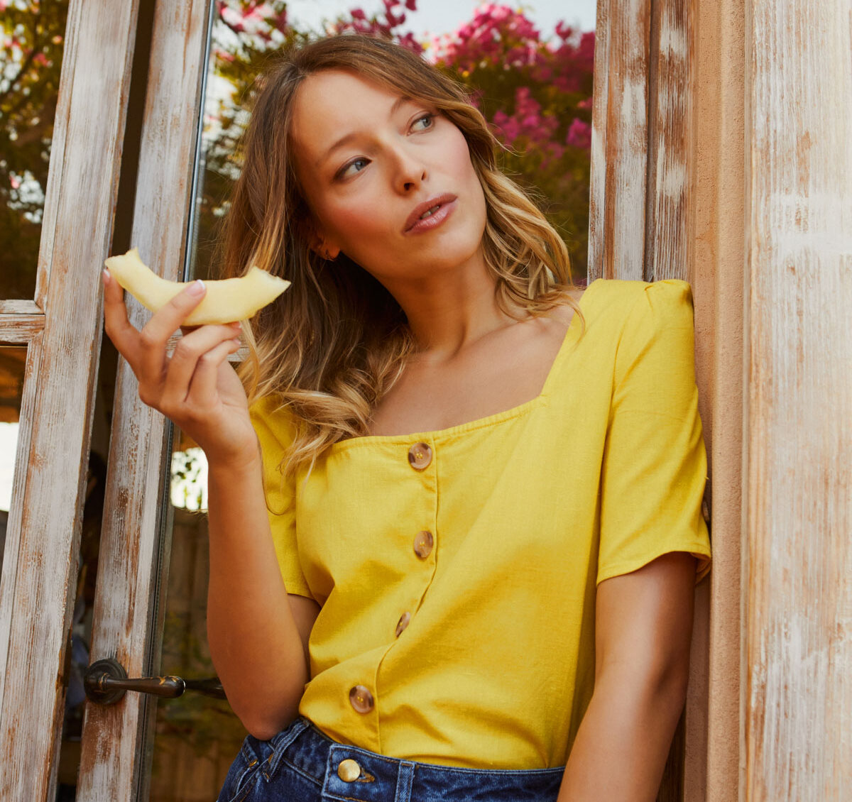 blouse jaune La Petite Mendigote