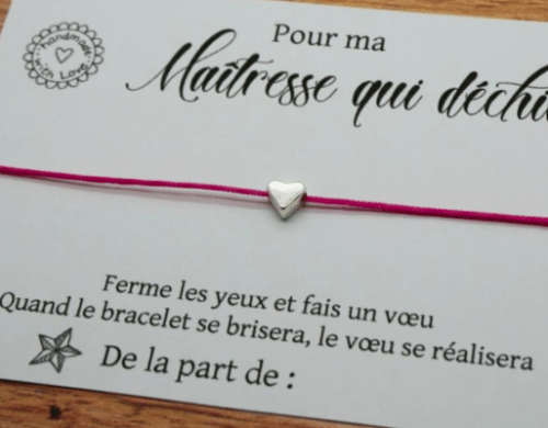 Bracelet à vœu personnalisable - Etsy - 6,40 € Bracelet à vœu personnalisable - Etsy - 6,40 €