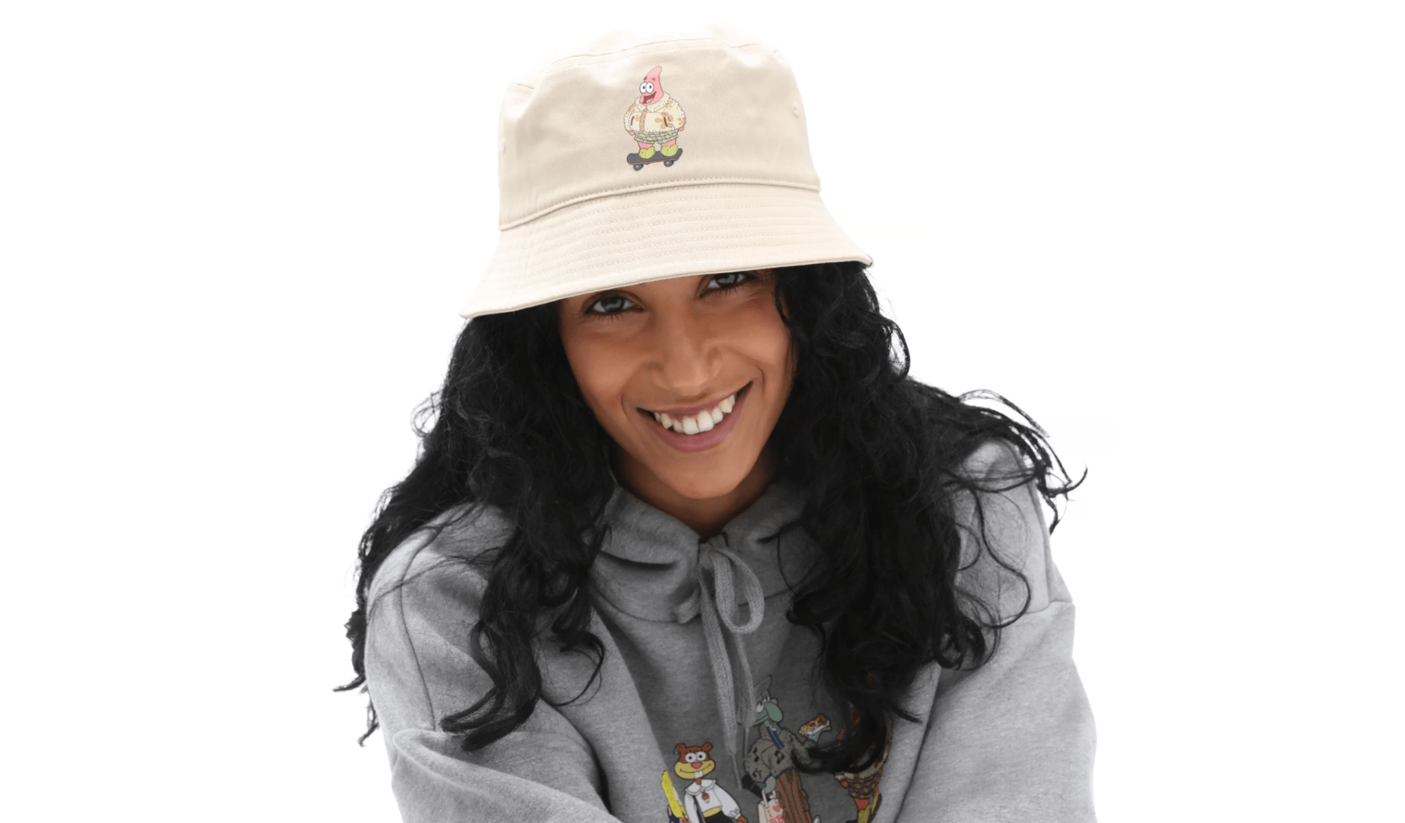 Chapeau bob Sandy Liang for Vans x Spongebob, 45€. Chapeau bob Sandy Liang for Vans x Spongebob, 45€.